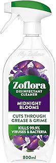 Zoflora Midnight Blooms Multipurpose Disinfectant Trigger Spray, 1 x 800ml, Floral Antibacterial Multi-Surface Cleaner, Pet-Friendly, Kills 99.9% of Bacteria & Viruses