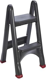 CURVER R034721 Foldable Stepstool, black, 48.6 x 17.2 x 63 cm