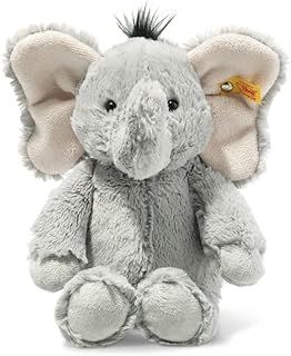 Steiff 064982 Soft Cuddly Friends Ella Elephant, Gray Violet, 30 cm