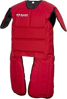 Tackle Suit - Full-Contact Training Gear, Durable 600D Cordura, Reversible Red/Black Design, Lightweight Foam Protection, Sizes for Seniors, Youth, and Juniors