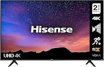 HISENSE 58A6GTUK (58 Inch) 4K UHD Smart TV, with Dolby Vision HDR, DTS Virtual X, Youtube, Netflix, Freeview Play and Alexa Built-in, Bluetooth and WiFi (2021 NEW), Operating System VIDAA