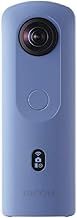RICOH THETA SC2 BLUE 360°Camera 4K Video with image stabilization High image quality High-speed data transfer Beautiful night view shooting with low noise Thin & Lightweight For iOS, Android