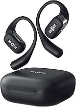 SHOKZ OpenFit for 2023 Open-Ear True Wireless Bluetooth Headphones with Microphone, Earbuds with Earhooks, Sweat Resistant, Fast Charging, 28HRS Playtime (Black)