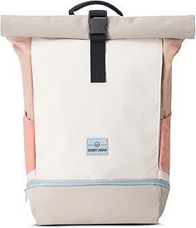 Johnny Urban Roll Top Backpack Women & Men - Allen Medium - Rucksack for School, University, Work - Laptop Compartment 16 - Water-Repellent