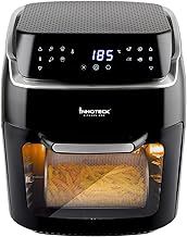 Kitchen Pro 12L Digital Air Fryer Oven - 1800W, 8 Presets, Rotisserie function Large Digital Touch Panel Dishwasher Safe Accessories - Black & Silver