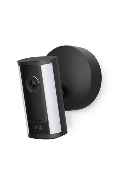 Ring Spotlight Cam Pro Wired (newest gen) | Outdoor Security Camera | Retinal 4K, 10x Enhanced Zoom, 600 Lumen Spotlights | 30-day free trial of Ring Subscription Plan