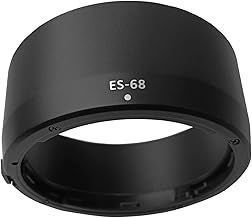 ES-68 Lens Hood Shade for Canon EF 50mm f/1.8(Not for 1.4) STM,HUIPUXIANG 49mm Lens Hood