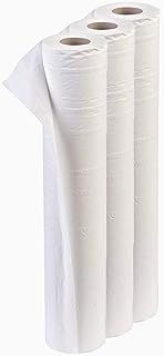 TPZ 40 Metres White Hygiene Coach Roll for Massage Table and Beauty Environment, Professional Use Paper Roll Individually Wrapped with Tear Off Perforation – 20” / 508mm wide - 40 Metres (3)