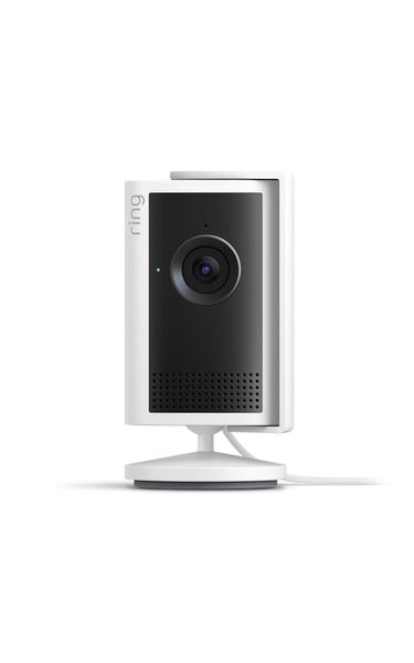 Ring Indoor Camera Plus — Home or Business Security (newest gen), Plug-In, Retinal 2K, 4x Enhanced Zoom, Low-Light Sight, Manual Lens Cover, 30-day free trial of Ring Subscription Plan