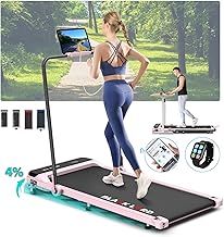 BLACK LORD Walking Pad Treadmill, Under Desk Treadmills for Home Office with LED Display Bluetooth Speaker Remote Control, 2.2/3.2HP, Max. 9/10/12/14 KMPH, Portable Indoor Running Machines