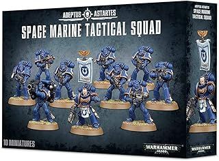 Games Workshop 99120101216" Warhammer 40K Space Marine Tactical Squad Game for 5 years to 99 years