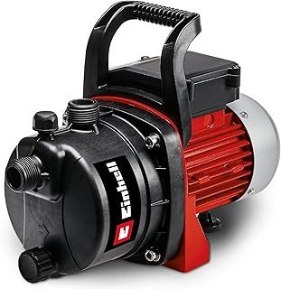 Einhell Garden Water Pump - 650W, 3.6 Bar Pressure, 3,800 l/h Flow Rate, 8m Max. Suction Height - GC-GP 6538 With Water Filler Screw, Water Drain Screw and Carrying Handle