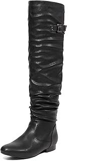 DREAM PAIRS Women's Suede Over The Knee Thigh High Winter Boots COLBY