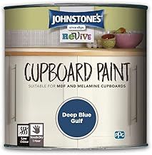 Johnstone's 431003 Cupboard Paint Deep Blue Gulf 750 ml