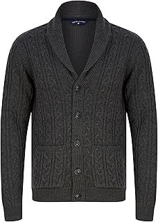 Tokyo Laundry Men's Knitted Shawl Neck Cardigan