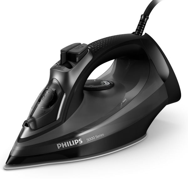 Philips Steam Iron 5000 Series, 2600W, 45g/min, 200g Boost, Drip Stop