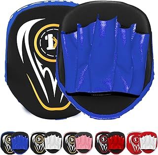 Kids Boxing Focus Pads Punching Mitts Punch Straight Pads Strike MMA Kickboxing equipments Hook & Jab Karate Muay Thai Taekwondo Training Punch Gloves Pad for junior kids