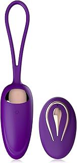 Bullet Vibrator with Remote Control for G-Spot Stimulation, Wireless Vibrating Eggs,Rechargeable Waterproof Clitoral Wearable Love Balls with 12 Vibrations,Adult Sex Toys for Women Couples Dark Purple