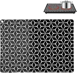 Large Induction Hob Protector Mat Silicone,Cooktop Scratch Protector for Induction Hob,Kitchen Mat Protect Cooker Cooktop from Scratches 78x52cm,Multifunctional Silicone Mats