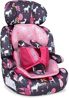 Cosatto Zoomi Car Seat - Group 1 2 3, 9-36 kg, 9 Months-12 Years, Forward Facing, Unicorn Land
