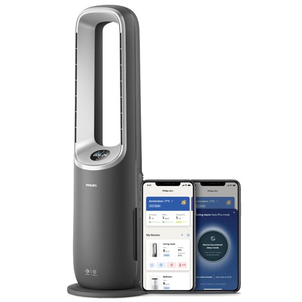 Philips Air Performer 3-in-1 Purifier, Heater & Fan, Cleans 70m²