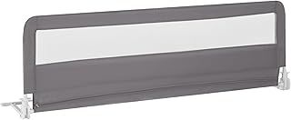 COSTWAY Bed Rail, 180cm Extra Long Toddler Safety Protection Guard, Folding Anti-Fall Beds Mesh Guardrail for Baby Kids