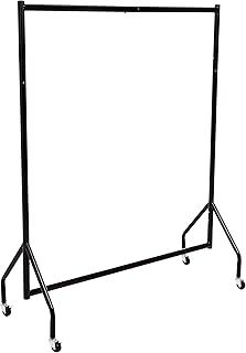 Amazon Basics Heavy Duty Clothes Rail Garment Rail, 1.21 x 1.52 m, Black