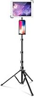 elitehood iPad Tripod Stand, 165cm Height Adjustable iPad Stand Holder & iPad Floor Stand with 360° Rotating iPad Tripod Mount for iPad, iPad Air, iPad Pro 12.9 11 and All 4-14.5 Inch Tablets
