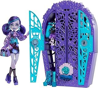 Monster High Skulltimate Secrets Doll & Accessories Set, Garden Mysteries Twyla with Reveal Closet & 19+ Tea Party Surprises like Clothes, HYT74