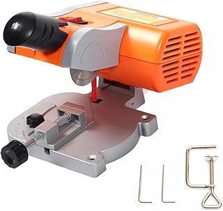 Mini Table Saw 0-45° Miter Saw Wood Metal Cutter 220V 7800r/min Bench Cut Off Chop SawMini Chop Saw Adjustable Wood Cutter-Cutting Machine Used for Cutting Metal, Aluminum, Copper, Plastic, and Wood