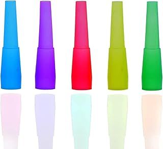 Shisha Hookah Mouth Tips - 100 Disposable Tips in Mixed Colors, Individually Packaged for Hygiene and Comfort (M)