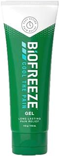 Biofreeze Cooling Gel 118 ml - Fast Acting, Long Lasting Pain Relief for Muscles, Joints, Back - Eases Muscle and Joint Discomfort, Fever - Non-Greasy Formula