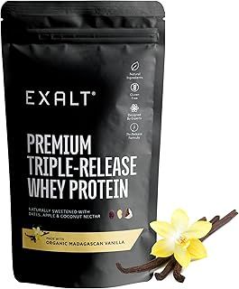 7hr Triple Release Protein Blend: Grass Fed Whey Protein Powder, Free-Range Egg White & Micellar Casein | Madagascan Vanilla | 500G