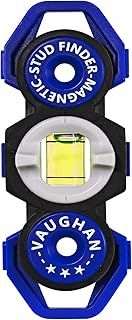 Vaughan - Magnetic Stud Finder/Level, Hand Tools, Levels, Plastic (050044), Blue