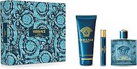 Versace Eros Gift Set For Men (Eau de toilette 100 ml + Shower and bath gel 150 ml + Travel spray 10 ml)