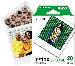 instax SQUARE film 20 shot pack, white Border - contains 2 x 10 shot cartridges
