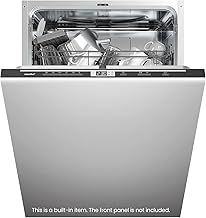 COMFEE' KWH-BD1413I-B Fully Integrated Dishwasher with 14 Place Settings, Auto Door Open Drying, 44dB Low Noise, Built-in Dishwasher with Auto Sensing Wash, Rapid Wash, Adjustable Upper Basket - Black