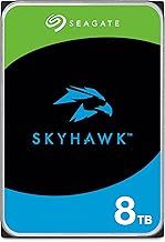 Seagate SkyHawk 8TB, Video Internal Hard HDD, 3.5", SATA 6Gb/s, 256MB Cache, for DVR NVR Security Camera System, with in-house Data Rescue Services, FFP (ST8000VXZ10)