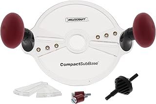 Milescraft 1225 Compact Sub Base - Universal Guide Sub Base for Compact Routers - Compatible with Porter Cable Style Routers