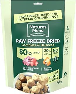 Natures Menu Freeze Dried Dog Food 80/20 Lamb - 250g