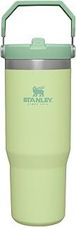 Stanley IceFlow Stainless Steel Tumbler - Vacuum Insulated Water Bottle for Home, Office or Car Reusable Cup with Straw Leak Resistant Flip Cold for 12 Hours or Iced for 2 Days, Citron, 30oz