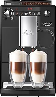 Melitta Bean-to-Cup Coffee Machine, Latticia OT, Colour: Frosted Black, F300-100