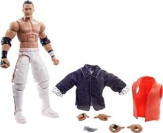 WWE GVB88 Kushida Elite Collection Action Figure, 6 Inch/15.24 cm Tall Figure Features Deluxe Articulation, True FX Detailing, Swappable Hands, and Iconic Accessories, Multicolor