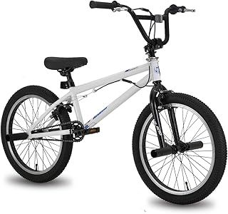 HILAND 20 Inch BMX Freestyle Bike for boys girlss With 360 Degree Gyro & 4 Pegs, 20 Inch BMX Bike for 9 10 11 12 13 Years old kid girl boys girls