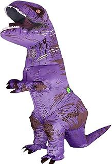 Inflatable T-REX Dinosaur Costume for Adult - Funny Halloween Party Cosplay Fancy Dress Jumpsuit