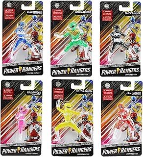Limited Edition Power Rangers 2.5" Mini Figures - Blue, Green, Black, Pink, Yellow & Red Rangers Set of ALL 6