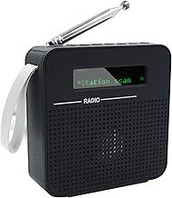 Maxesla DAB/DAB+ Radio Portable, Rechargeable Battery and Mains Powered Portable DAB Radios with Bluetooth, Digital Radio & FM Radio, 40 Preset Stations, Dual Alarm Clock, LCD Display