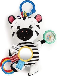 Baby Einstein Zen's Sensory Play Plush Stroller Activity Baby Toy, Ages Newborn +