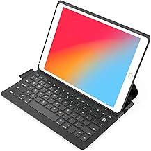 Inateck Keyboard Case for iPad 2021 9th/2020 8th/2019 7th Gen 10.2 Inch, iPad Air 3/Pro 10.5 Inch, Ultra Slim, UK Layout, BK2006