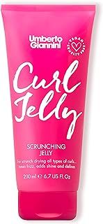 Umberto Giannini Curl Jelly Scrunching Jelly, Vegan & Cruelty Free Frizz Styling Curl Control Hair Gel for Curly or Wavy Hair